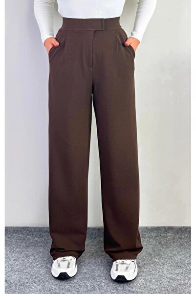 FLEX FASHION TREND pentru femei material elastic Închidere cu velcro maro POP...