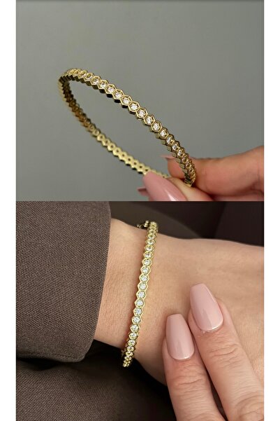 Rossetto Atelier Imported Gold Comb Handcuff Bracelet