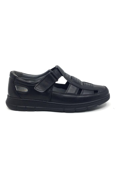 Taşpınar Ayakkabı 9774 100% Genuine Leather Orthopedic Men's Summer Comfortable Slippers Sandals 39-45