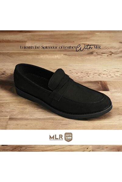 MLR Genuine Leather Suede Loafers