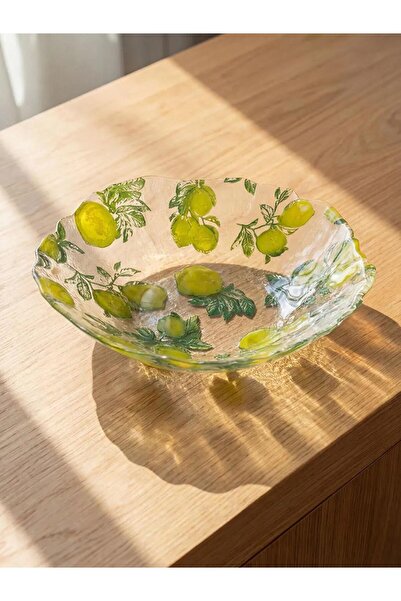 LC Waikiki Limon Printed Glass Plate 30 cm (S6)