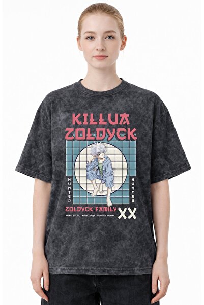 SEVBANO Design Hunter X Hunter Killua Zoldyck Anime Printed Unisex Oversized ...