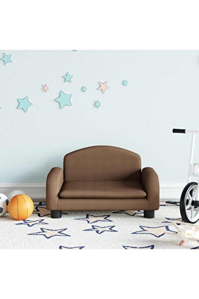 Concept Children's sofa, brown, 50x40x30 cm, textile