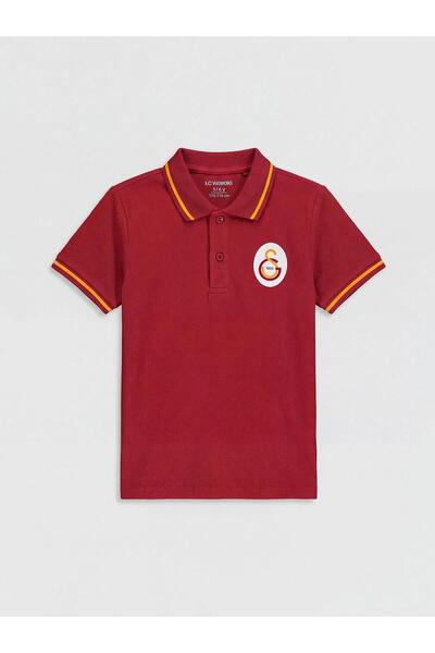 LC Waikiki Tricou pentru băieți cu guler polo și imprimeu Galatasaray (S6)