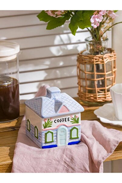 LC Waikiki Mixed House-Style Ceramic Storage Container 11 cm (S6)