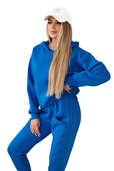 Kesi Komplet ocieplany bluza + spodnie chabrowy