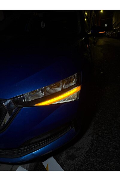 Skoda Scala 2019-2023 Far Sticker Set Turuncu