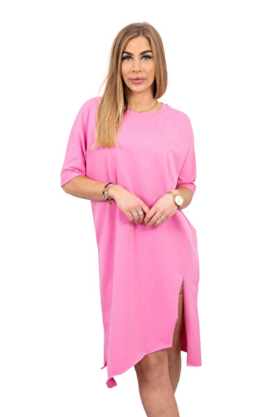 Kesi Sukienka oversize jasno różowa