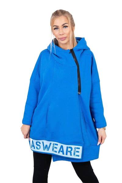 Kesi Bluza ocieplana z suwakiem chabrowa