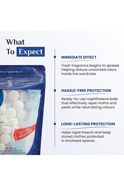 WONDER FRESH Naphthalene Balls 100 Gram (Pack of 4)