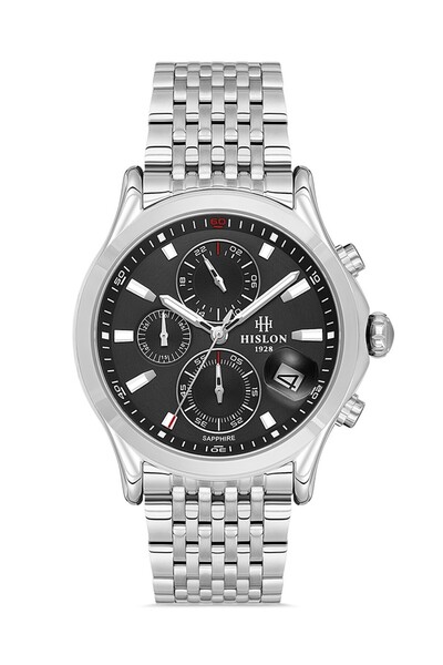 Hislon ساعة يد رجالية MS201S-04SS للرجال