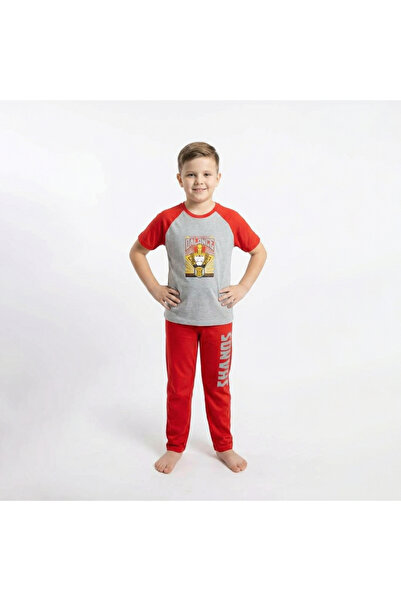 levanapajamas Marvel Thanos Kids Pajamas – Gray T-shirt with Red Pants
