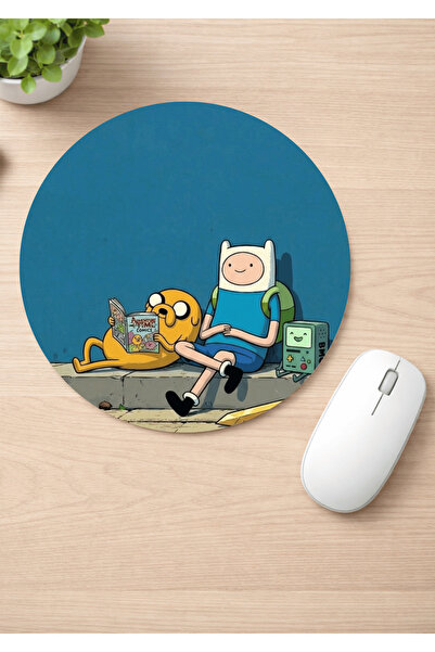 Eylül Design لوحة ماوس مريحة مضادة للانزلاق من Adventure Time مطبوع