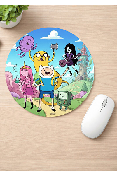 Eylül Design لوحة ماوس مريحة مضادة للانزلاق من Adventure Time مطبوع