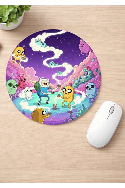 Eylül Design لوحة ماوس مريحة مضادة للانزلاق من Adventure Time مطبوع