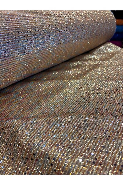 MEKİK MANİFATURA قماش فضي ولامع بالترتر