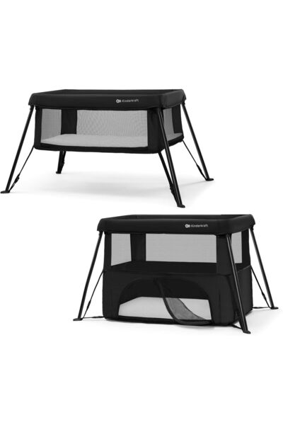 kk Kinderkraft - Cami 3-In-1 Baby Cot - Black