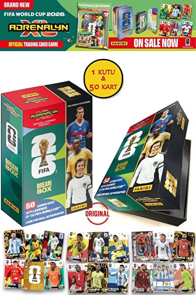 TOYFEST World Cup 2026 Panini Adrenalyn XL Fifa Trading Card Dream Box Collec...