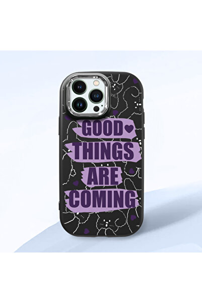 ucuc حافظة من السيليكون الأسود متوافقة مع هاتف iPhone 13 Pro Max مع حماية للك...