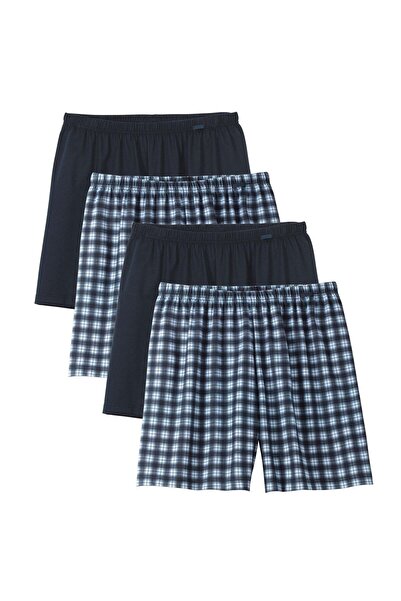 Calida Herren Web-Boxershorts, 4er Pack - Prints Benefits, Baumwolle, Single ...