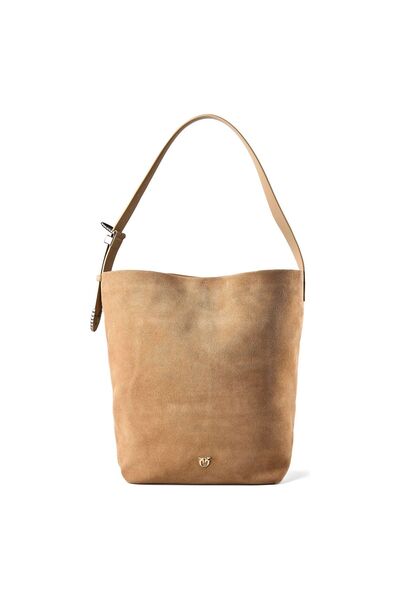 PİNKO Bucket Schultertasche Leder 41 cm