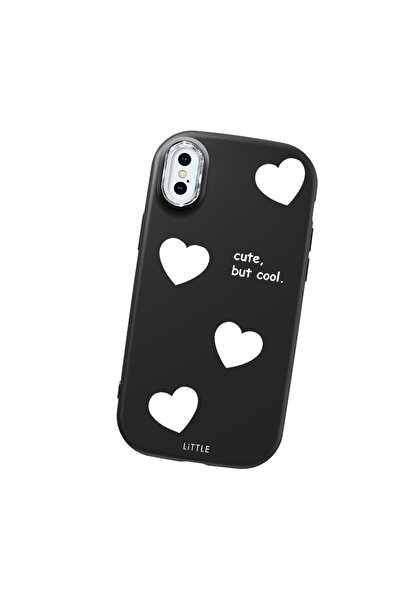 Hontinga iPhone XS Max Compatible Camera Protected Black Soft Silicone Phone ...