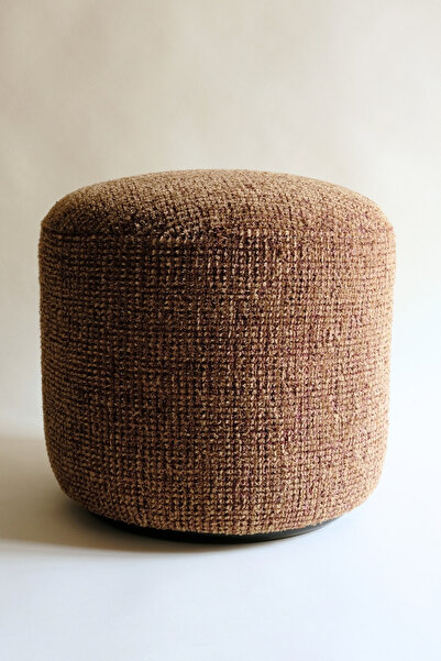 Remon Home Zenith Dekoratif Puf 45 cm Yuvarlak Oturma Pufu