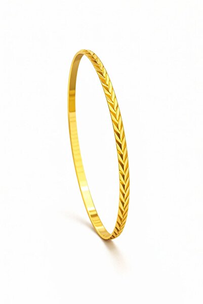 ASİL SİLVER ONLİNE 3 mm Kalınlıkta 925 Ayar Gümüş Üzeri 22 Ayar Altın Kaplama...