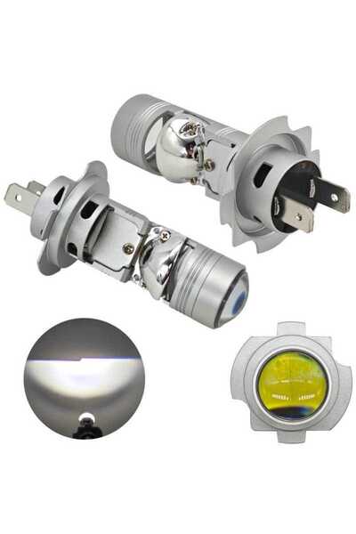 motoLEDy 2 buc becuri LED H7 12-24V CANBUS, pentru lămpi din SUA, linie de tă...