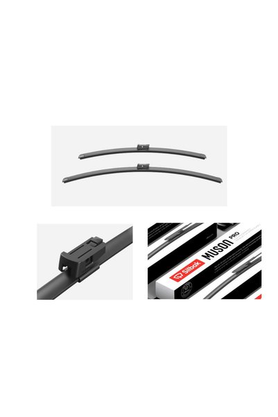 Silbak SİLECEK SÜPÜRGESİ 650/480MM TRAFİC 3 VİVARO B MONDEO 4 BMW 2 F45 F46 5 SERİ G30 G31 F90 SB2619C SİLB