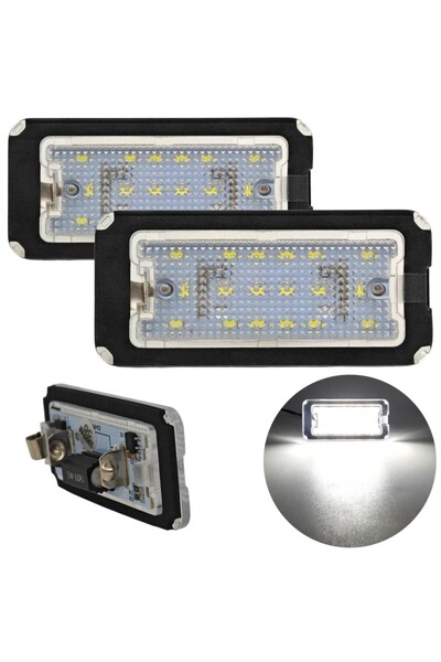 motoLEDy Faruri de înmatriculare cu LED compatibile cu Fiat, 2 unități