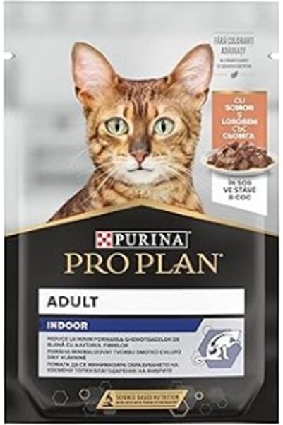 Pro Plan Yetişkin Kedileri için Tam Yaş Kedi Maması Sos İçerisinde Somonlu 85...