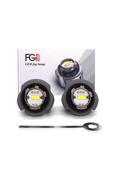 motoLEDy 2pcs L1B becuri LED 12V-18V CANBUS 2pcs 4000lm alb