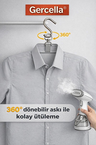 GERCELLA BUHARLI DİKEY 360°C DÖNEBİLEN ASKILI ÜTÜ PEDİ MATI ISI GEÇİRMEZ ( ÜTÜ MASASI KILIFI)