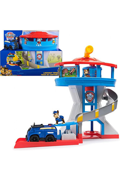 TOYFEST مجموعة لعب برج المراقبة باو باترول