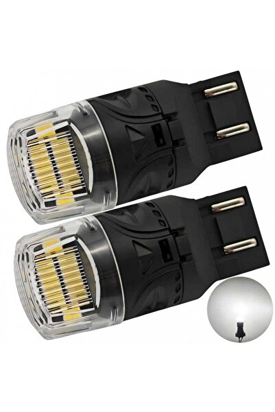 motoLEDy 2 buc W21/5W Bec LED 7443 12V CANBUS 1800lm alb