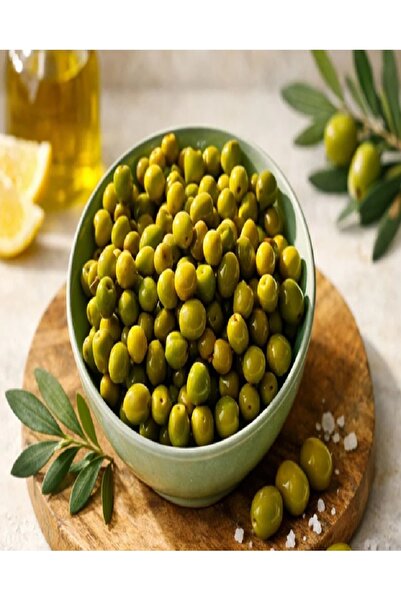 Doğan Güneş Hatay Altınözü Tatlandırılmış Halhalı Yeşil Zeytin 3 kg