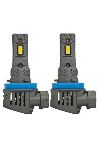 motoLEDy 2 buc becuri H8 LED 9V-32V CANBUS CSP 8000lm alb puternic