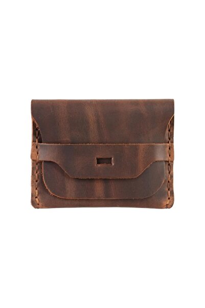 Dopar Crazy جلد حامل بطاقات – مصنوع من الجلد الطبيعي المدهون بالزيت جلد، ذو م...