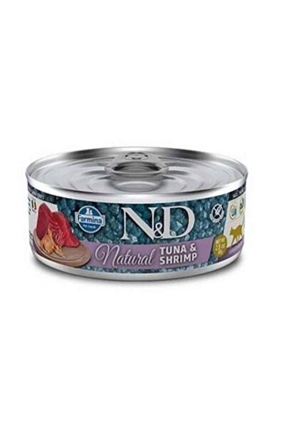 N&D Neo Pet Market Nd Natural Ton Balığı Ve Karidesli Kedi Konservesi 70 Gr X...
