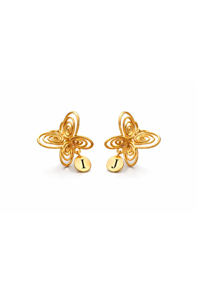 Venus Design Füsun - Lettered Butterfly Earrings