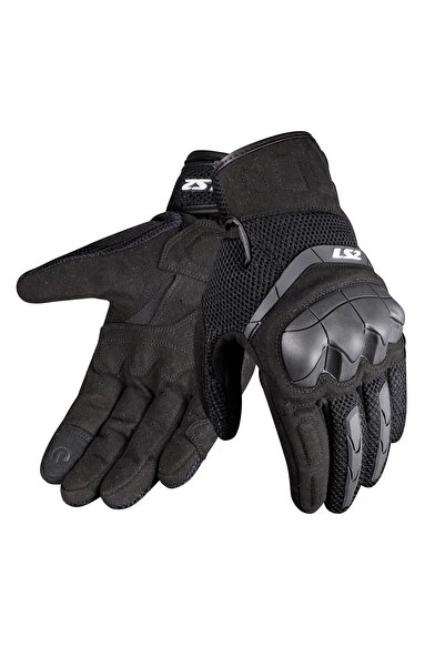 LS2 قفازات كوبرا سوداء