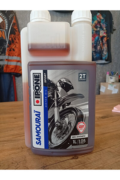 Ipone samourai 2t çilek kokulu motorsiklet yagı