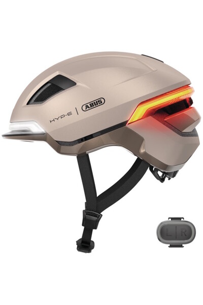 Abus Cască de bicicletă HYP-E - auriu șampanie