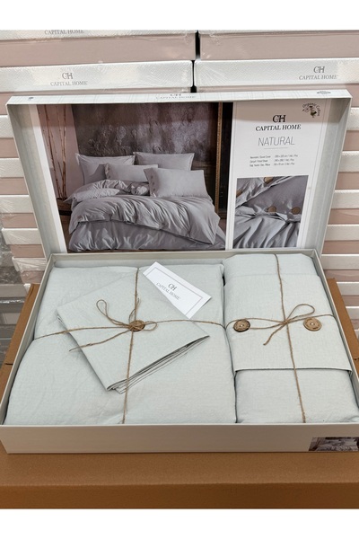Capital Home Duvet Cover Set 100%P Cotton U Double Size