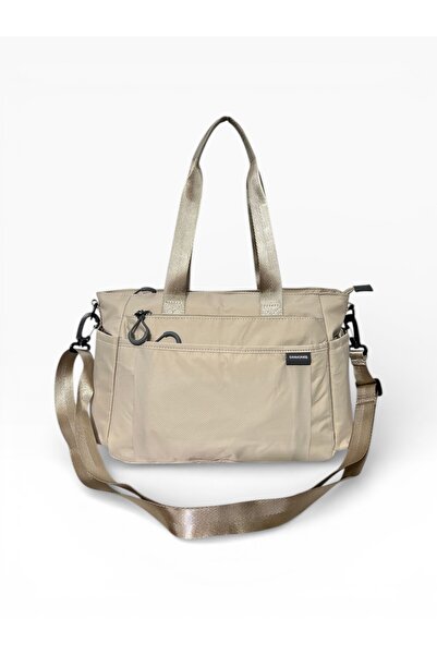 Sanmorris Γυναικεία τσάντα χειρός και ώμου με 5 θήκες, αδιάβροχο ύφασμα αλεξί...