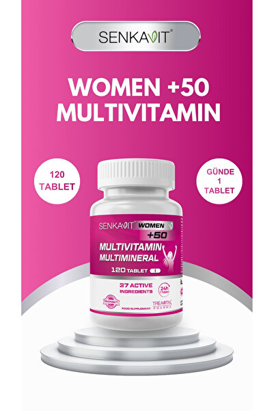 senkavit Women (Kadın) Multivitamin Ve Mineral Complex +50 yaş 120 tablet