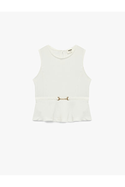 Koton Beige Girls Polyester Blouse