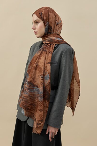 Modakaşmir Palette Pattern Vio Light Shawl