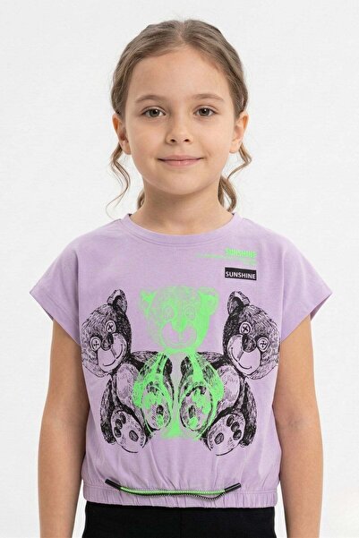 NEWKİDS Tricou pentru fete supradimensionat